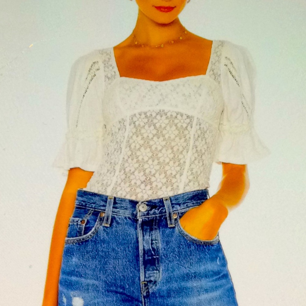 FREE PEOPLE SPRING FLING CROCHET TOP!❤️